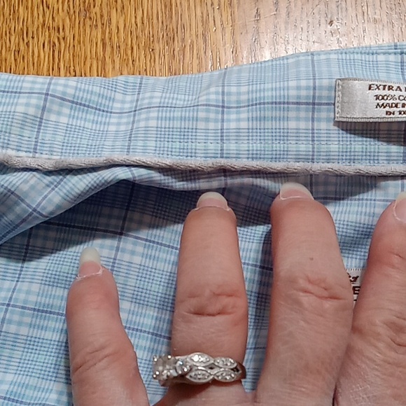 PETER MILLAR MEN'S Shirt XL  Button Up Striped Work  Preowned Used EXTRA LARGE - Picture 8 of 11